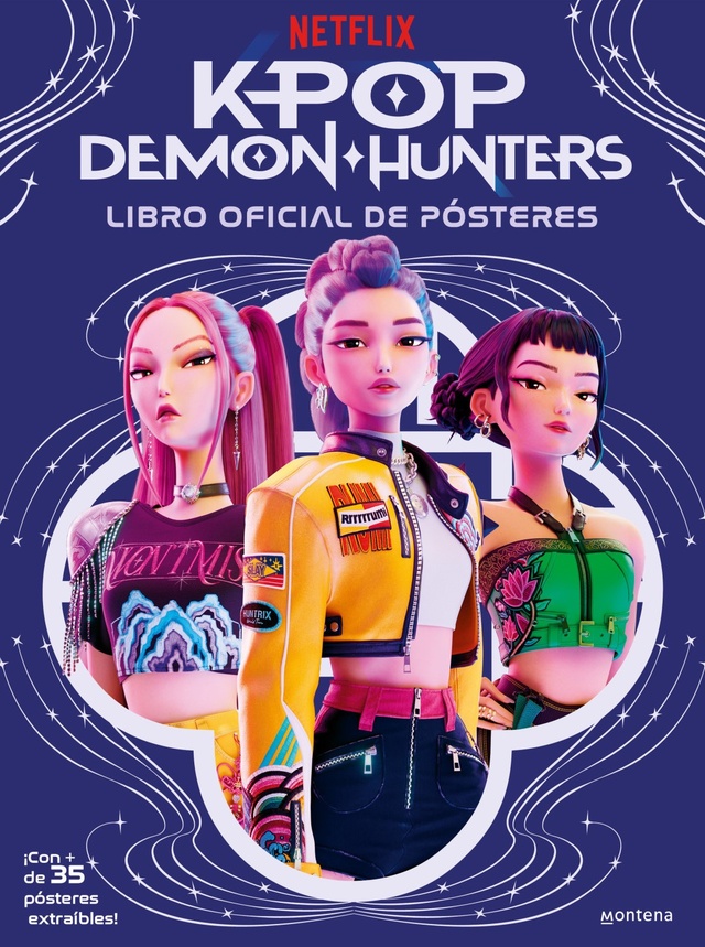 K-POP DEMON HUNTERS – LIBRO OFICIAL DE POSTERES