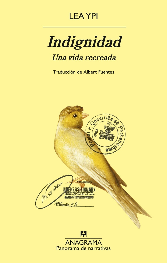 Indignidad. Una vida recreada.