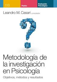 METODOLOGIA DE LA INVESTIGACION EN PSICOLOGI