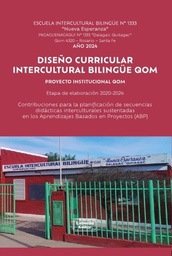 Diseño Curricular Intercultural Bilingüe Qom